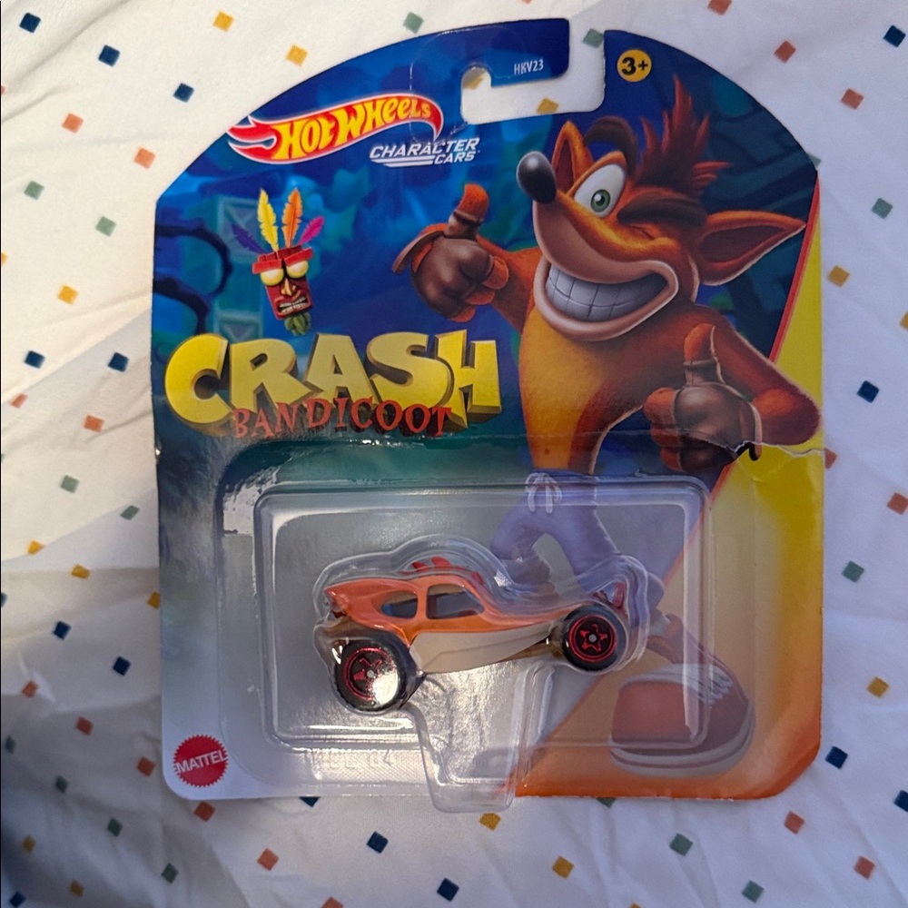 Crash Bandicoot Orange Toy Car